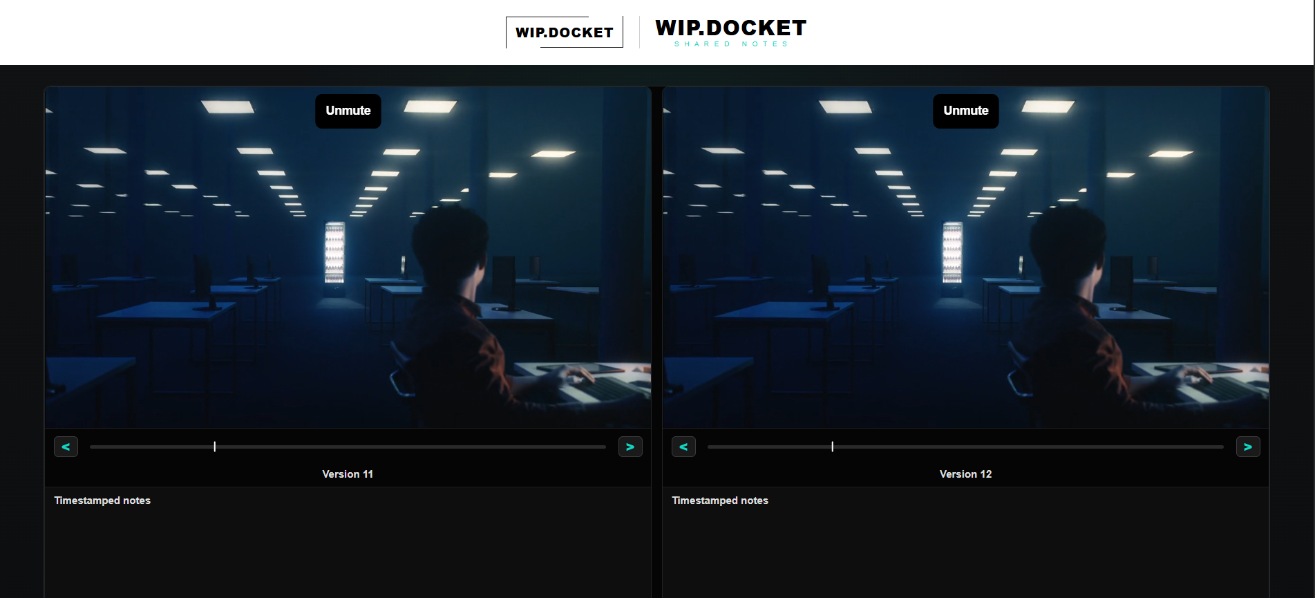 Timestamp Note dashboard