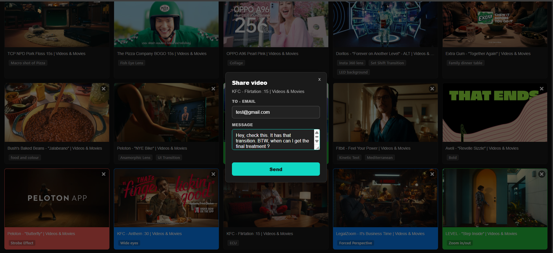 WIP. DOCKET Video Library feature 4